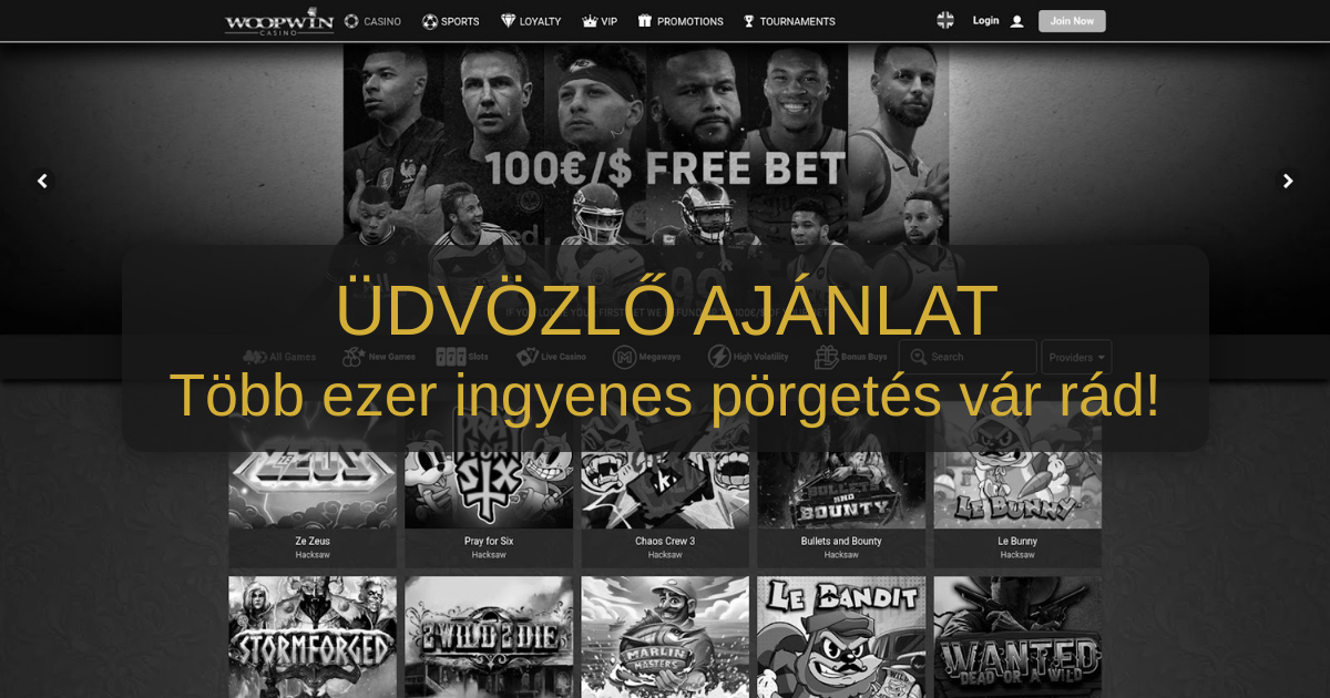 WoopWin Casino welcome bonus